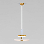 Светодиодный подвесной светильник латунь с мраморным рассеивателем варинант исполнения - 1 | Loft Concept в Кирове