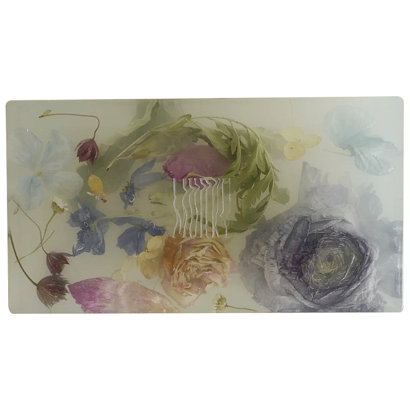 Шкатулка из эпоксидной смолы с цветами белая Epoxy Resin Rectangular Box White Белый Мульти Шкатулка из эпоксидной смолы с цветами белая Epoxy Resin Rectangular Box White Белый Мульти в Кирове | Loft Concept