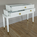 Премиальная Консоль с тремя ящиками Elsa Dreams White варинант исполнения - 2 | Loft Concept в Кирове