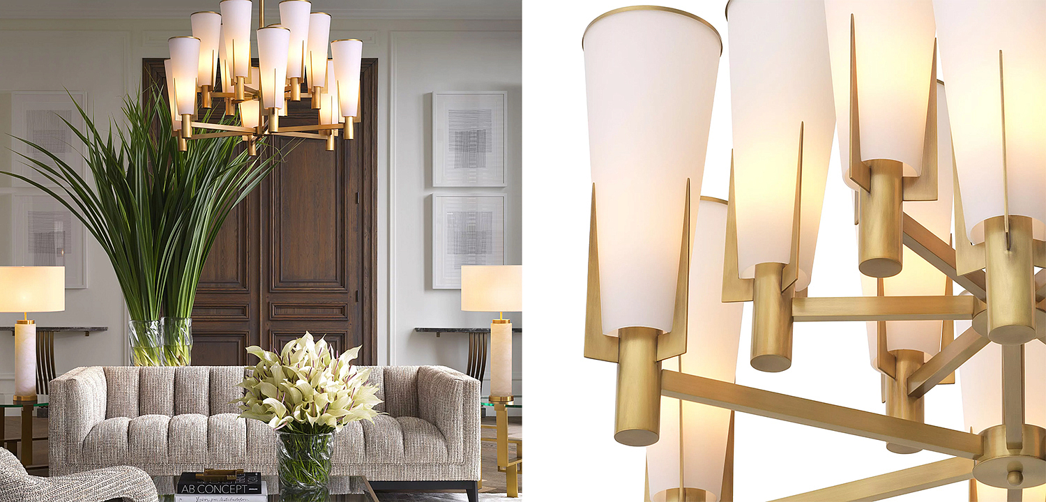 Люстра Eichholtz Dino Chandelier Double Люстра Eichholtz Dino Chandelier Double - Loft-Concept в Кирове