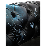 Кресло "Баския и Уорхол" Basquiat Warhol graffiti chair натуральная кожа варинант исполнения - 8 | Loft Concept в Кирове