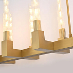Люстра CANELLE Linear Chandelier 12 Modern Brass варинант исполнения - 3 | Loft Concept в Кирове