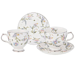 Чайный сервиз из фарфора на 2 персоны 4 предмета Tea Flower Set варинант исполнения - 1 | Loft Concept в Кирове