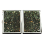 Портсигар на 10 сигарет с газовой зажигалкой из натурального камня Актиновит Stone Cigarettes Cases варинант исполнения - 4 | Loft Concept в Кирове