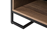 Стеллаж под TV в стиле лофт с открытыми полками и ящиками Urban Style Space варинант исполнения - 4 | Loft Concept в Кирове