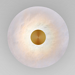 Бра светодиодный с мраморным рассеивателем латунь варинант исполнения - 1 | Loft Concept в Кирове