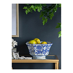 Чаша белая с синим цветочным узором Chino Dishes варинант исполнения - 4 | Loft Concept в Кирове