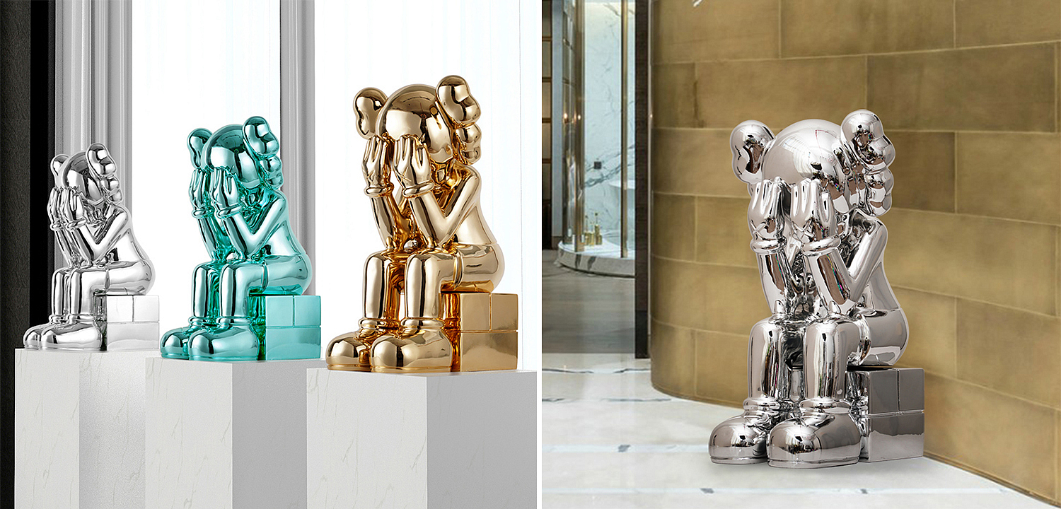 Статуэтка KAWS Passing Through Silver Статуэтка KAWS Passing Through Silver - Loft-Concept в Кирове