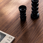 Кофейный стол овальный из дерева с 2-мя ящиками Coffee Walnut Table варинант исполнения - 6 | Loft Concept в Кирове