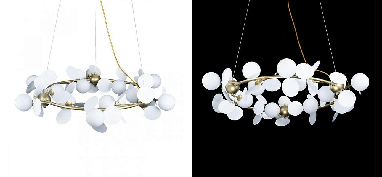 Люстра MATISSE Chandelier circle White диаметр 105 Люстра MATISSE Chandelier circle White диаметр 105 - Loft-Concept в Кирове