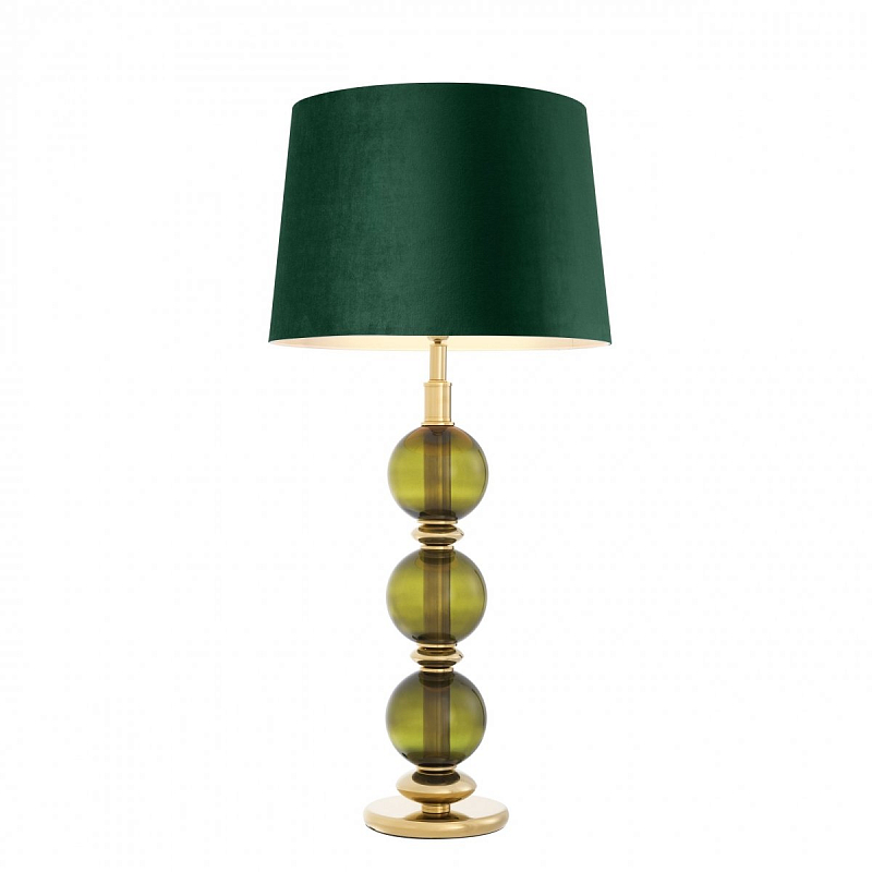 Настольная лампа Eichholtz Table Lamp Fondoro Глянцевое золото Зеленый Настольная лампа Eichholtz Table Lamp Fondoro Глянцевое золото Зеленый в Кирове | Loft Concept