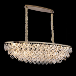 Люстра овальная с каскадом из подвесных прозрачных элементов Attractiveness варинант исполнения - 1 | Loft Concept в Кирове