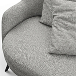 Мебельная ткань Шенилл серый цвет 138 см T4-29 варинант исполнения - 4 | Loft Concept в Кирове