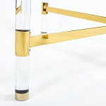 Кофейный столик со столешницей из стекла Crossy варинант исполнения - 4 | Loft Concept в Кирове