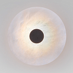 Бра светодиодный с мраморным рассеивателем черный  варинант исполнения - 1 | Loft Concept в Кирове