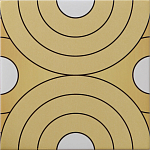 Дизайнерская плитка с узором Диски варинант исполнения - 2 | Loft Concept в Кирове