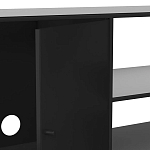 ТВ-тумба из металла с 2-мя дверцами и полками Damian Metal TV Stand варинант исполнения - 4 | Loft Concept в Кирове