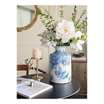 Ваза с мотивами цветущего сада с попугаями Vase Inspired by Nature варинант исполнения - 5 | Loft Concept в Кирове