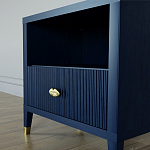 Прикроватная тумбочка с полкой Elsa Dreams Blue варинант исполнения - 3 | Loft Concept в Кирове