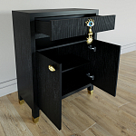 Комод Elsa Dreams Black Двухстворчатый  варинант исполнения - 2 | Loft Concept в Кирове