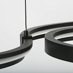 Люстра подвесная светодиодная в виде волнообразной ленты Ribbon Vortex варинант исполнения - 8 | Loft Concept в Кирове