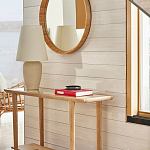 Зеркало круглое в раме из ротанга Wickerwork варинант исполнения - 5 | Loft Concept в Кирове