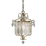 Люстра подвесная со стеклянными подвесками Feiss варинант исполнения - 1 | Loft Concept в Кирове