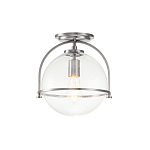Потолочный светильник с прозрачным стеклянным шаром с эффектом пузырьков Hinkley варинант исполнения - 7 | Loft Concept в Кирове