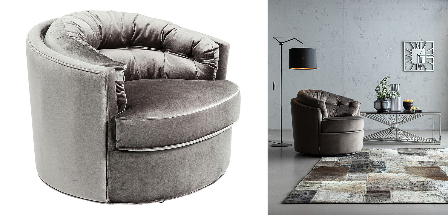 Кресло вращающееся Gray Delilah Кресло вращающееся Gray Delilah - Loft-Concept в Кирове