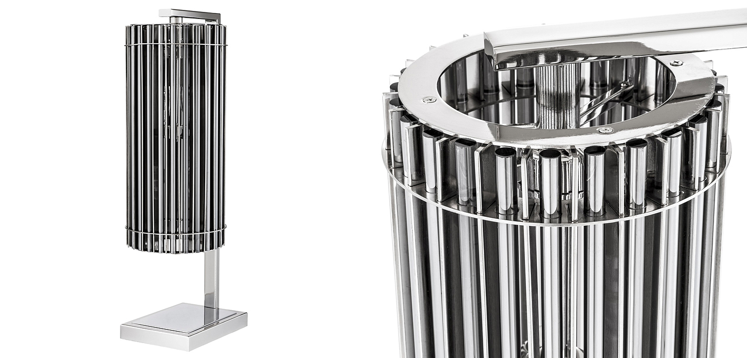 Настольная лампа Eichholtz Table Lamp Pimlico Nickel Настольная лампа Eichholtz Table Lamp Pimlico Nickel - Loft-Concept в Кирове