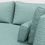 Мебельная ткань Шенилл бирюзовый цвет 142 см T4-61 варинант исполнения - 8 | Loft Concept в Кирове