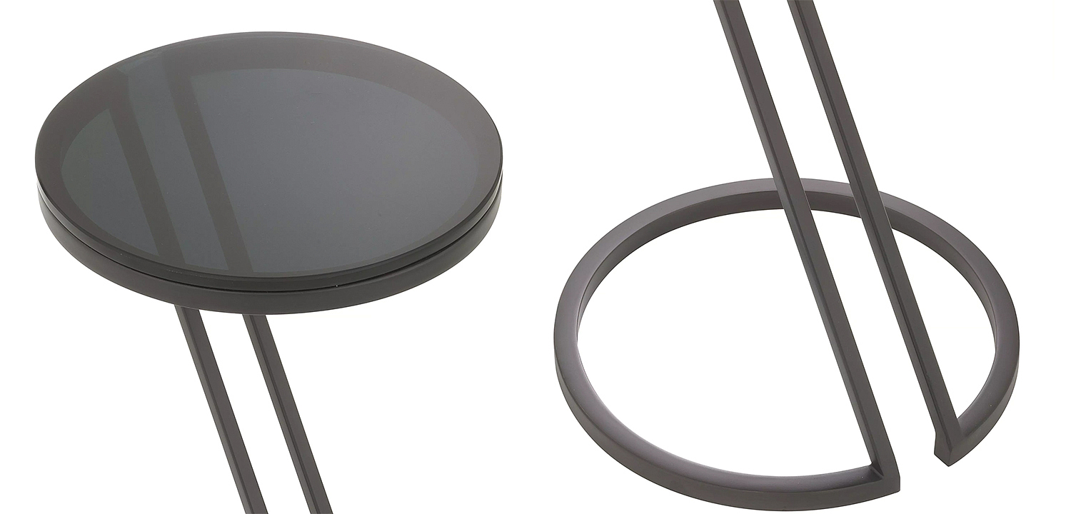 Приставной стол Eichholtz Side Table Falcone Black Приставной стол Eichholtz Side Table Falcone Black - Loft-Concept в Кирове