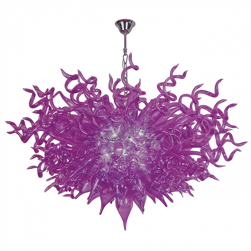 Люстра Jellyfish Tentacles Фиолетовый Хром Люстра Jellyfish Tentacles Фиолетовый Хром в Кирове | Loft Concept