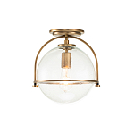 Потолочный светильник с прозрачным стеклянным шаром с эффектом пузырьков Hinkley варинант исполнения - 13 | Loft Concept в Кирове