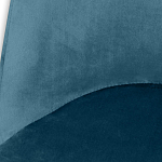 Барный стул вращающийся со спинкой Синий Велюр Vendramin Chair варинант исполнения - 4 | Loft Concept в Кирове