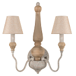 Бра с двумя конусовидными тканевыми абажурами Neighborhood варинант исполнения - 1 | Loft Concept в Кирове