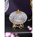 Конфетница из прозрачного рельефного стекла Eden Garden варинант исполнения - 10 | Loft Concept в Кирове