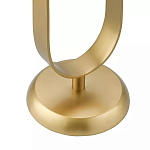 Столик приставной с овальным золотым основанием Oval Gold Base варинант исполнения - 3 | Loft Concept в Кирове