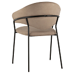 Коричневый стул с обивкой из искусственной замши Alexis варинант исполнения - 5 | Loft Concept в Кирове