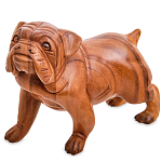 Статуэтка деревянная в виде собаки Balinese Dog 2 варинант исполнения - 1 | Loft Concept в Кирове