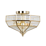 Потолочный светильник шестигранной формы с прозрачными стеклянным плафоном Elstead Lighting варинант исполнения - 9 | Loft Concept в Кирове