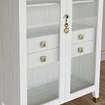 Дизайнерский шкаф витрина Elsa Dreams White с 4-мя ящиками варинант исполнения - 4 | Loft Concept в Кирове