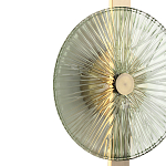 Бра с круглым стеклянным плафоном Gingham варинант исполнения - 9 | Loft Concept в Кирове