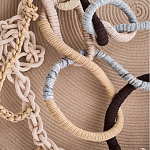 Круглое Дизайнерское Панно Дюна Round Panel Dune варинант исполнения - 5 | Loft Concept в Кирове