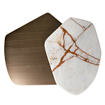 Столик журнальный Promontory с мрамором варинант исполнения - 2 | Loft Concept в Кирове