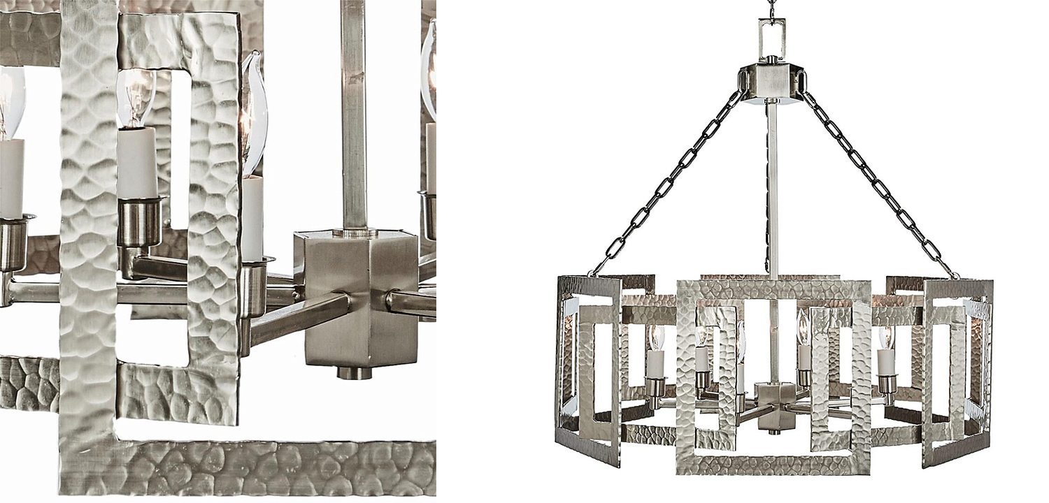Люстра Textured Cage Pendant Lamp Silver Chandelier Люстра Textured Cage Pendant Lamp Silver Chandelier - Loft-Concept в Кирове