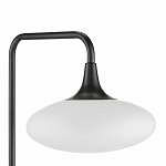 Торшер с белым стеклянным плафоном в форме эллипса Kernel варинант исполнения - 2 | Loft Concept в Кирове