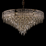 Люстра с каскадом из прозрачного хрусталя Constant Sparks варинант исполнения - 11 | Loft Concept в Кирове