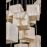 Люстра подвесная с квадратными плафонами из натурального камня Glowing Spheres варинант исполнения - 4 | Loft Concept в Кирове