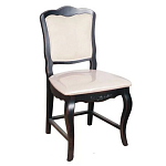 Стул из массива березы с мягким сиденьем без подлокотников в стиле прованс Vintage варинант исполнения - 1 | Loft Concept в Кирове